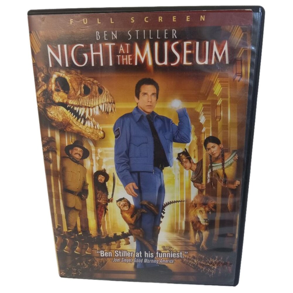 DVD Movie Night At The Museum Full Screen Ben Stiller Rated PG 2006 110 Minutes